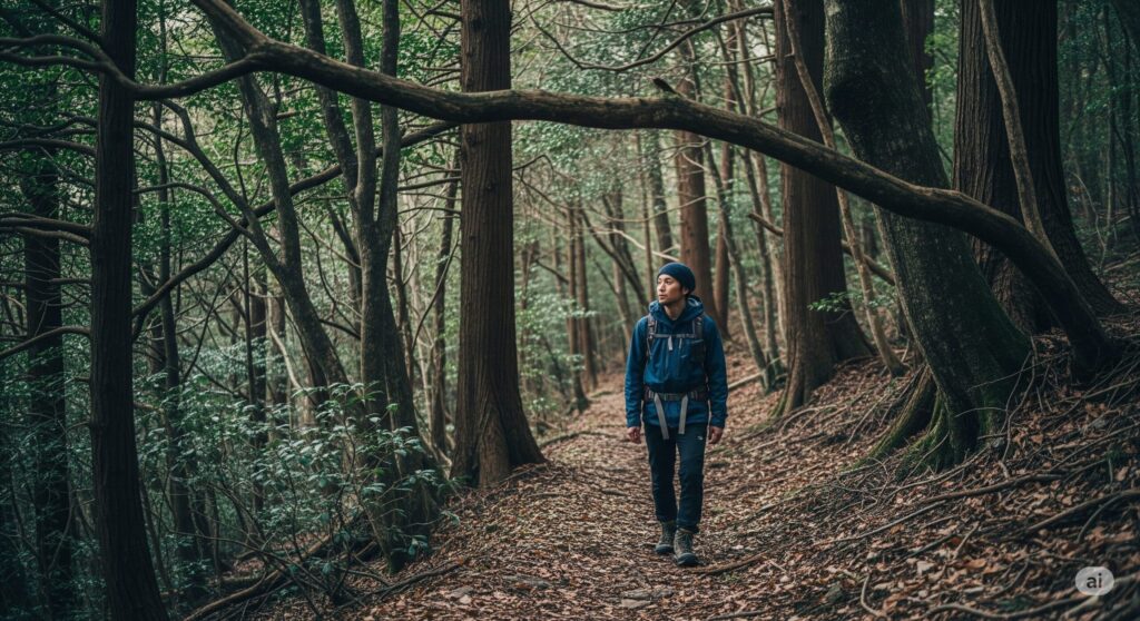 熊に襲われやすい:音を立てずに歩いている人
