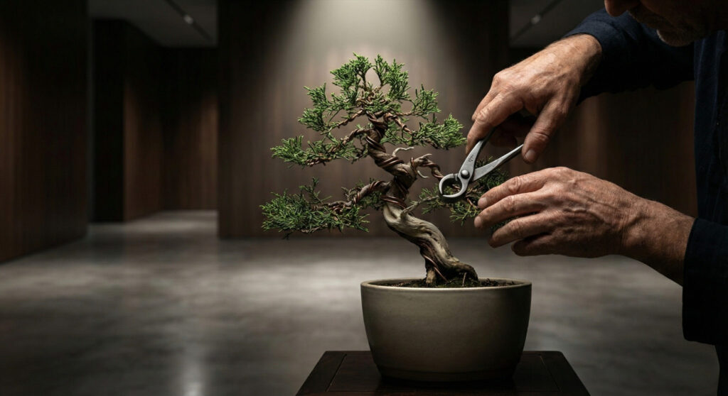 ラヴ上等タックル盆栽職人