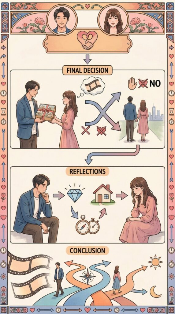 ラブトラヒロとみゆうの別れのイメージ図