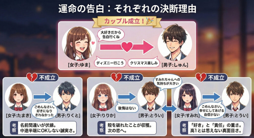 今日好きチェンマイ編カップル成立不成立